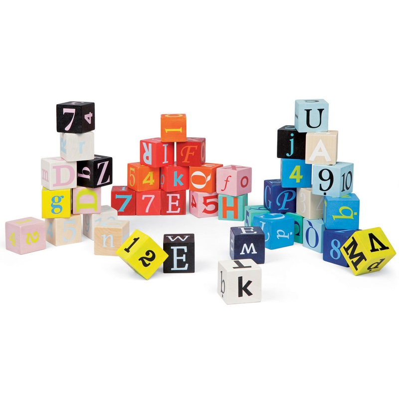 Janod Kubix 40 Letters and Numbers Block