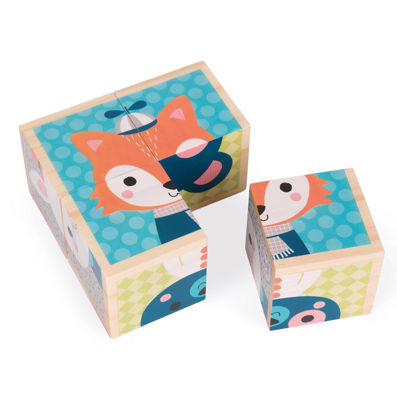 Janod My First Blocks Forest Portraits