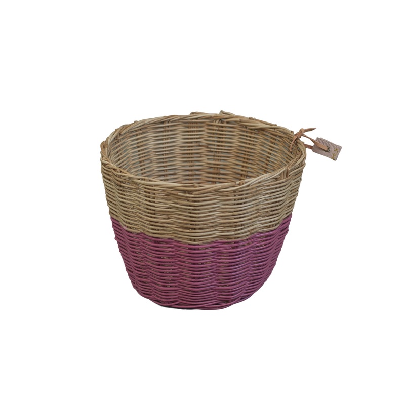 Numero 74  Basket Rattan Baobab Rose