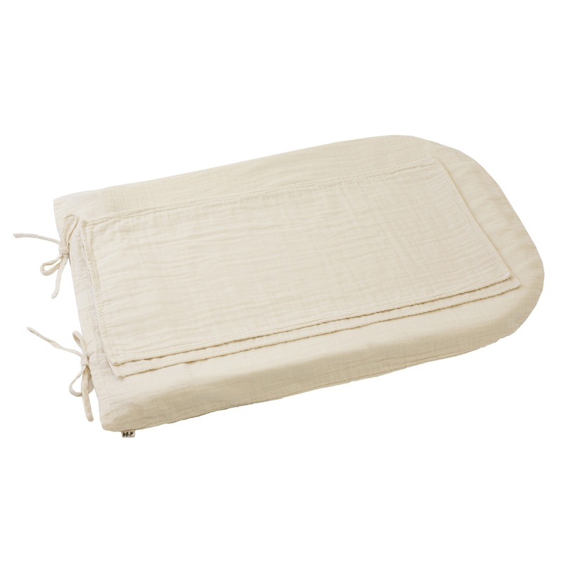 Numero 74 Changing Pad Cover Round Natural