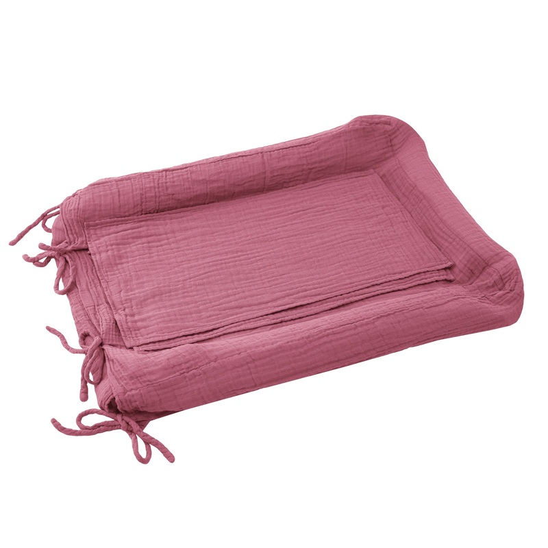 Numero 74 Changing Pad Cover Square Baobab Rose