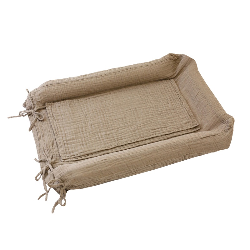 Numero 74 Changing Pad Cover Square Beige