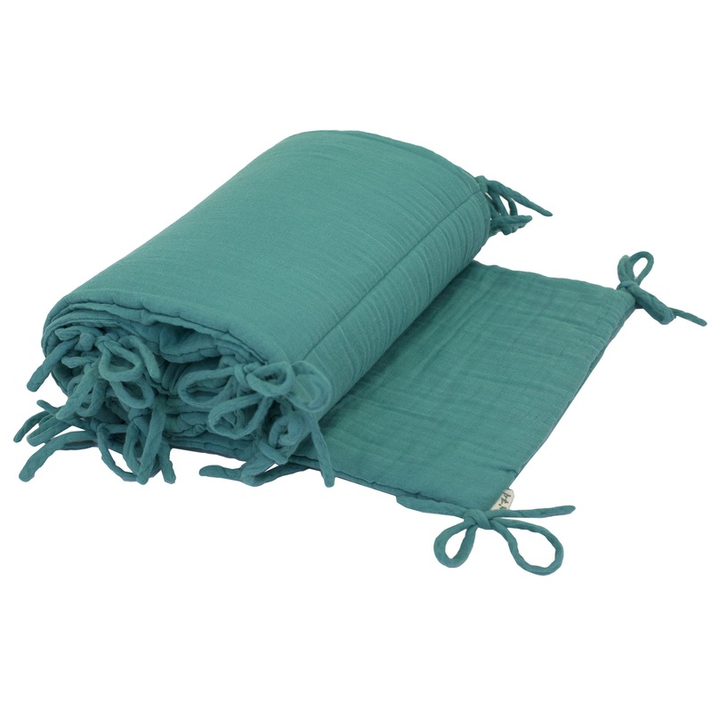Numero 74 Cot Bumper Aqua Blue