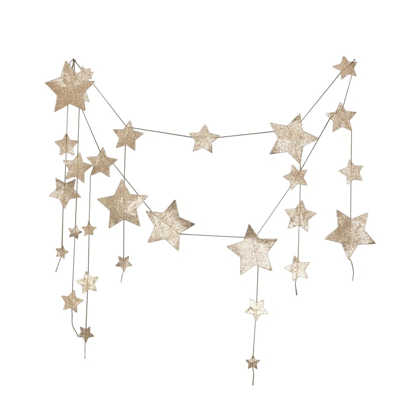 Numero 74 Falling Star Garland Gold