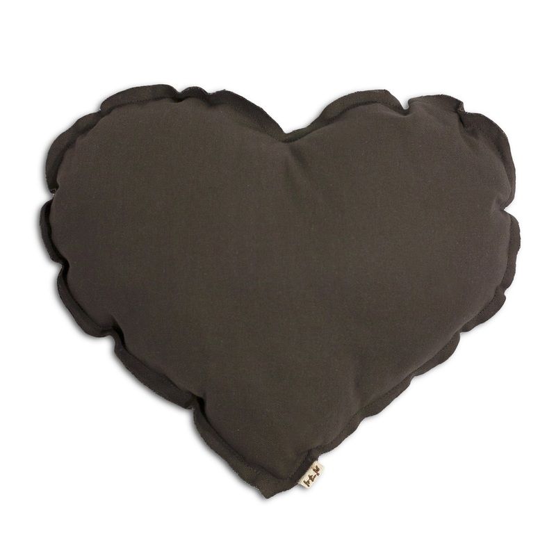 Numero 74 Heart Cushion Mix Falshy Taupe