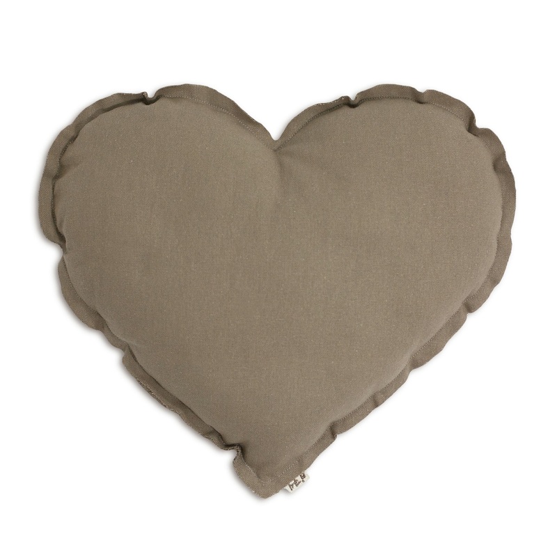 Numero 74 Heart Cushion Mix Pastel Beige