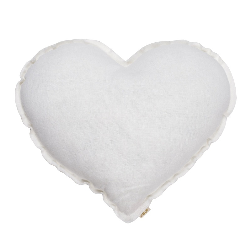 Numero 74 Heart Cushion Mix Pastel White
