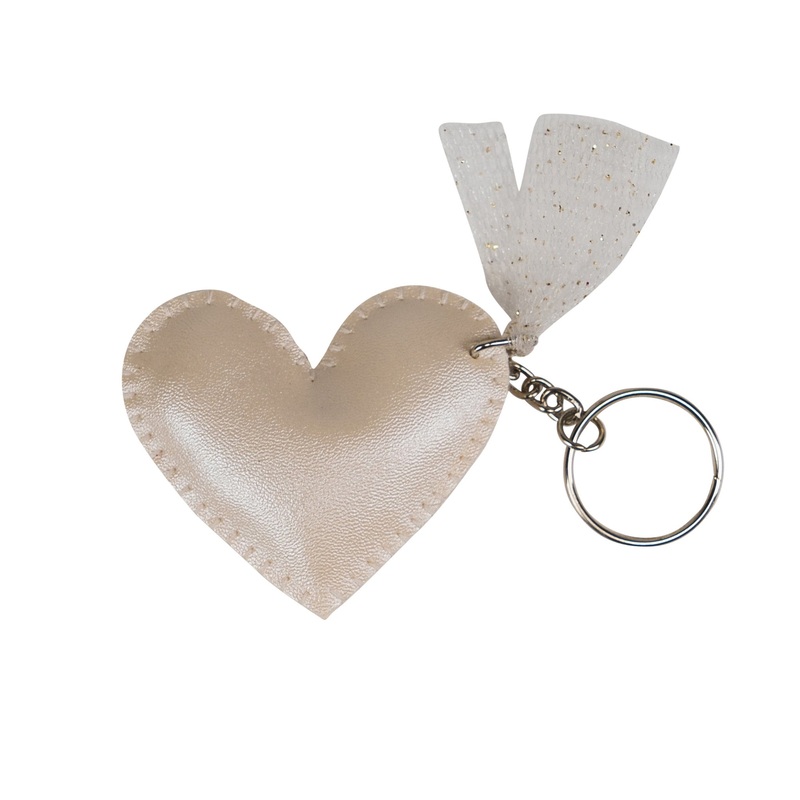 Numero 74 Iridescent Heart Keychain Mix Colors (1pc)