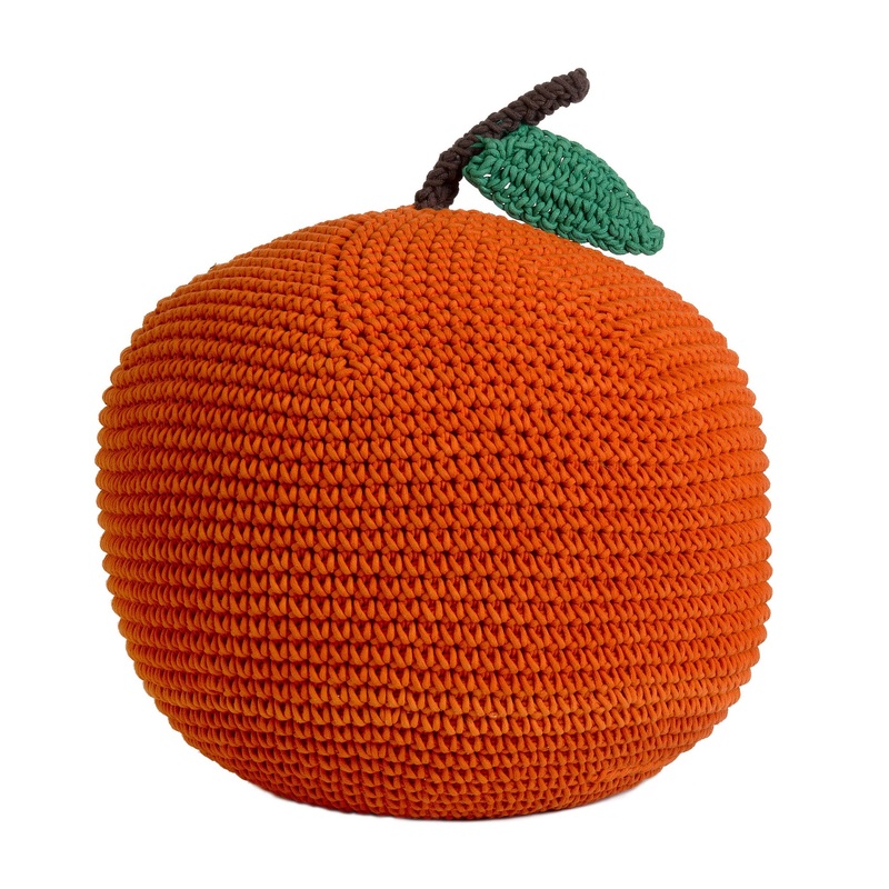 Anne-Claire Petit Apple Rattle Crochet-Bell Mandarin