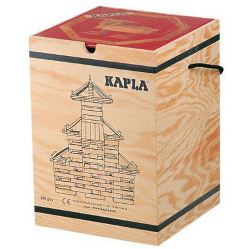 Kapla 280 Wooden Block and Art Book Set