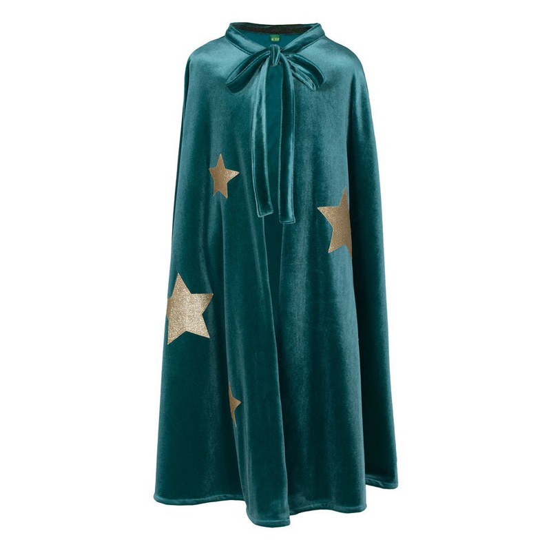 Numero 74 Merlino Cape Glitter Star Teal Blue