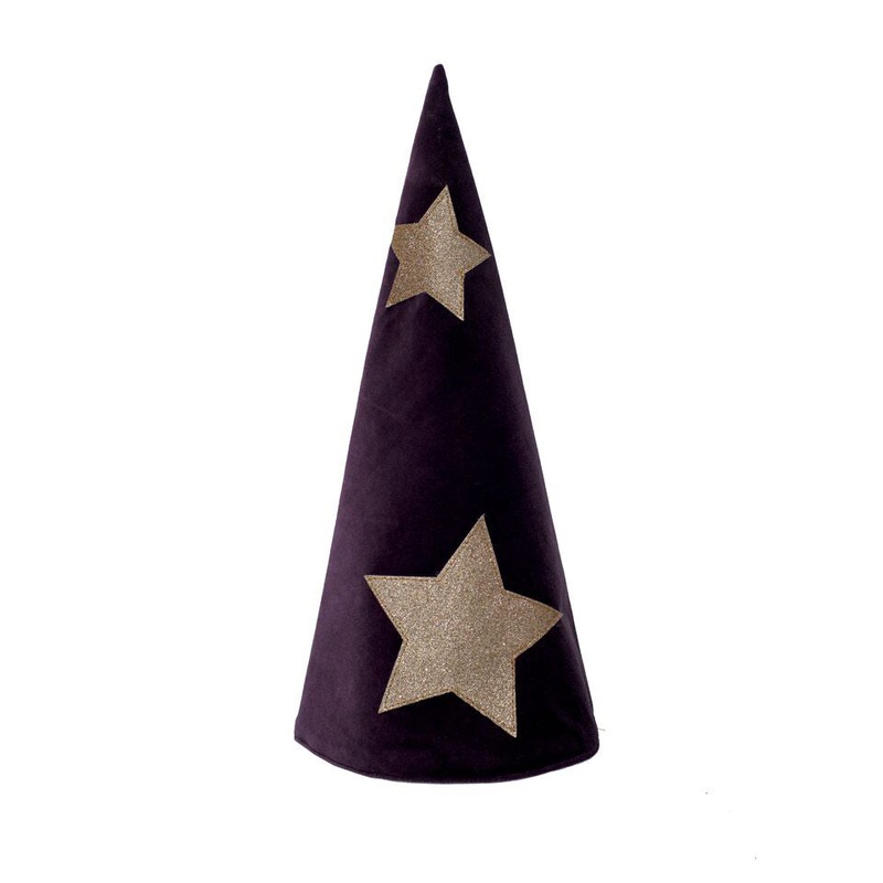 Numero 74 Merlino Hat Glitter Star Sweet Aubergine