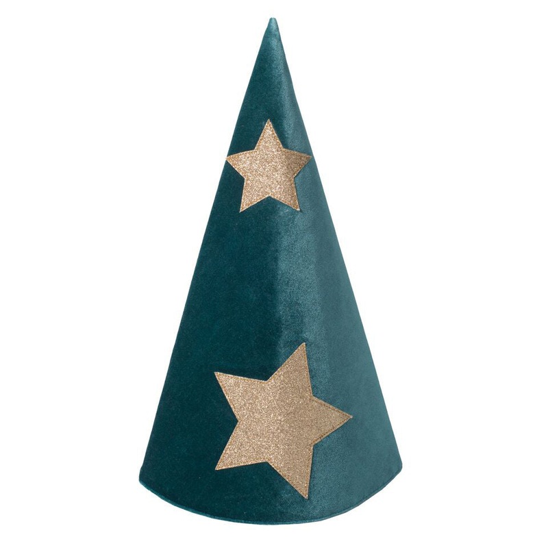 Numero 74 Merlino Hat Glitter Star Teal Blue