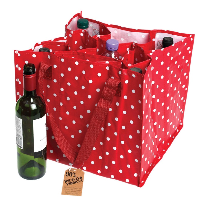 Rex Red Retrospot Bottle Bag