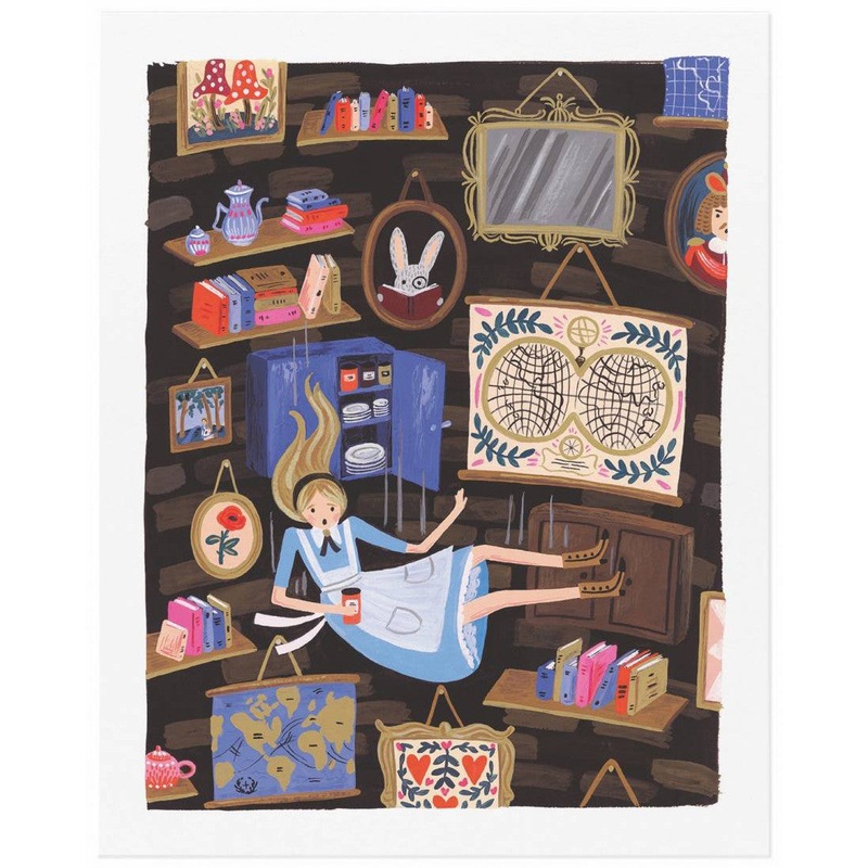 Rifle Paper Co Alice Falling Print
