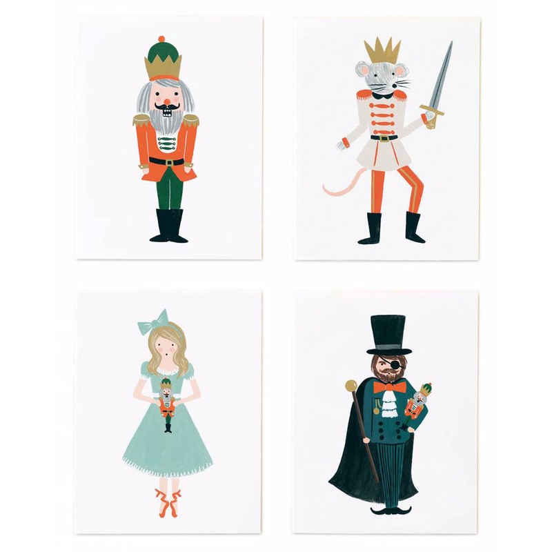 Rifle Paper Co Assorted Nutcracker Card Set