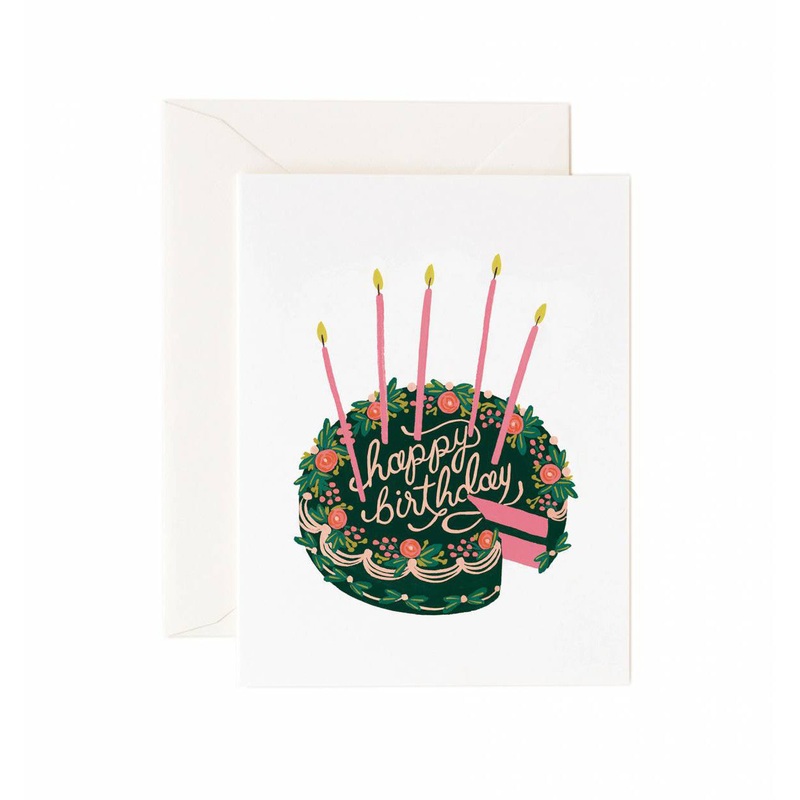 Rifle Paper Co Birthday Cake Card