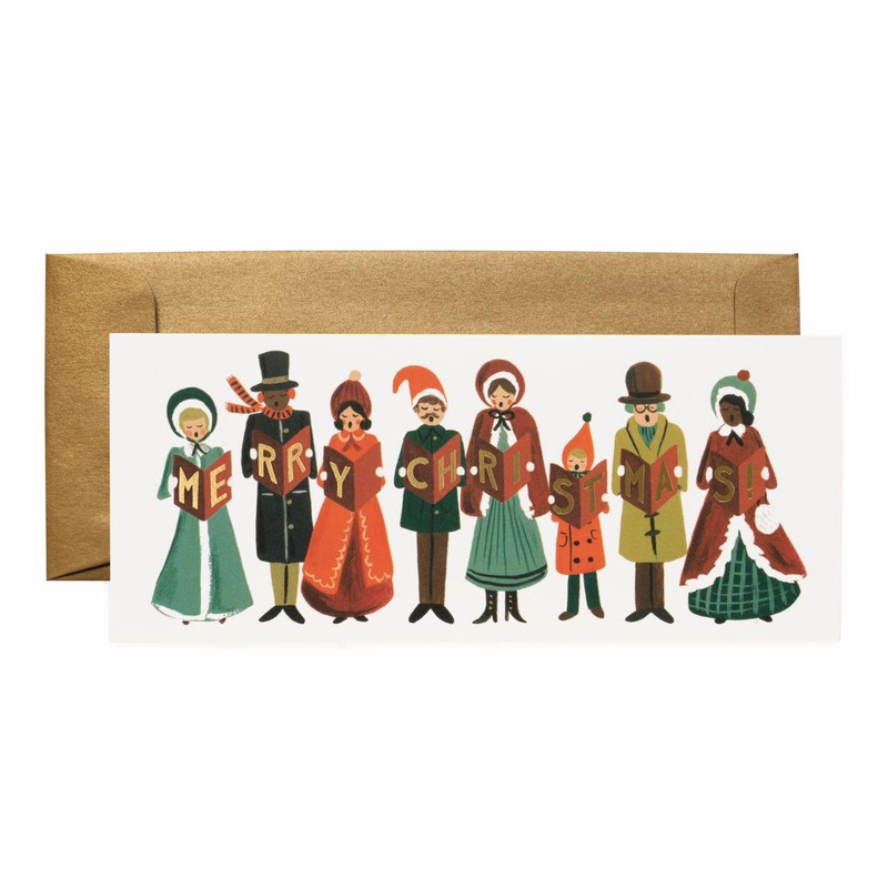 Rifle Paper Co Carolers Christmas Card