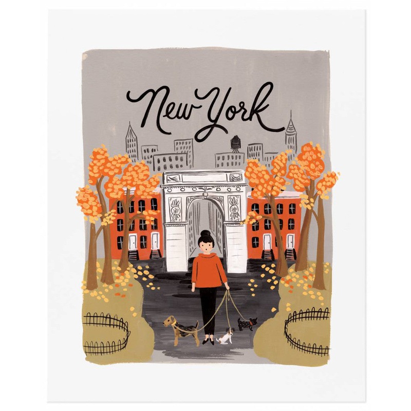 Rifle Paper Co New York Autumn Print