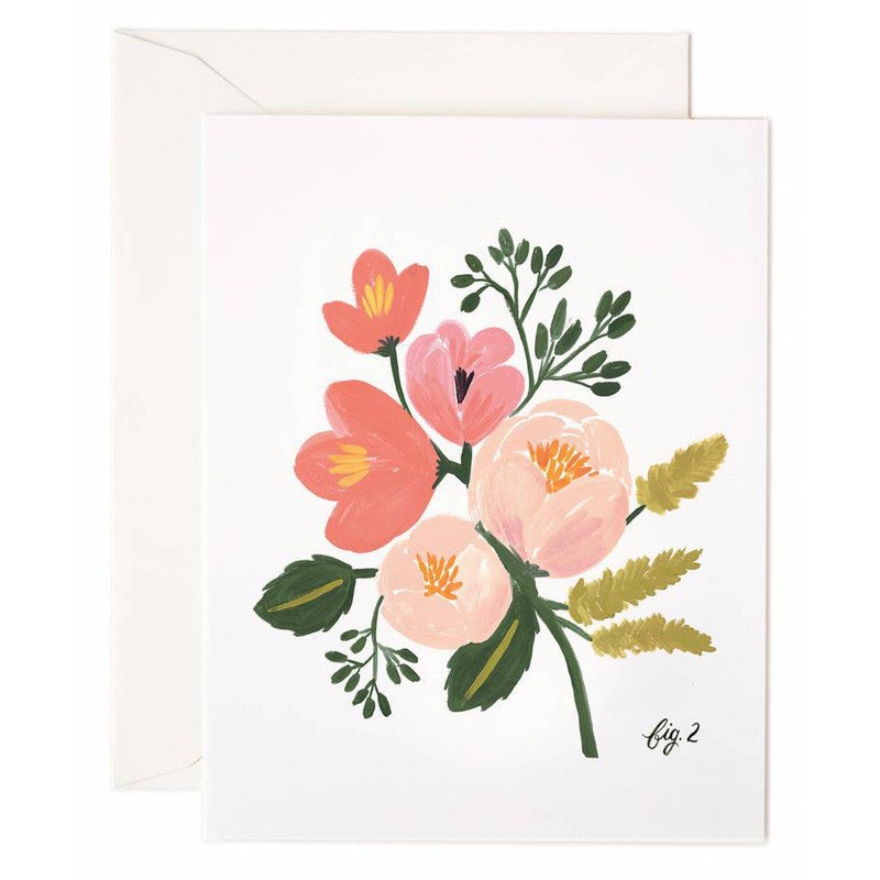Rifle Paper Co Peony Pink Floral Card