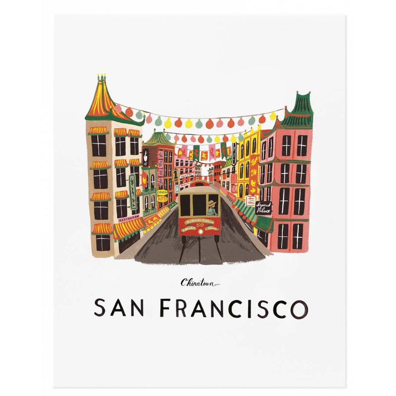 Rifle Paper Co San Francisco Print