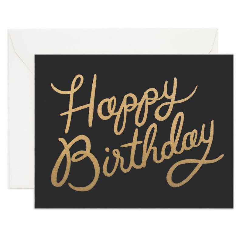 Rifle Paper Co Shimmering Birthday Card