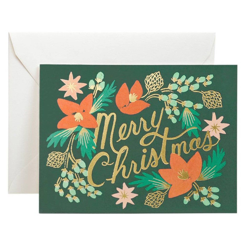 Rifle Paper Co Wintergreen Christmas Card