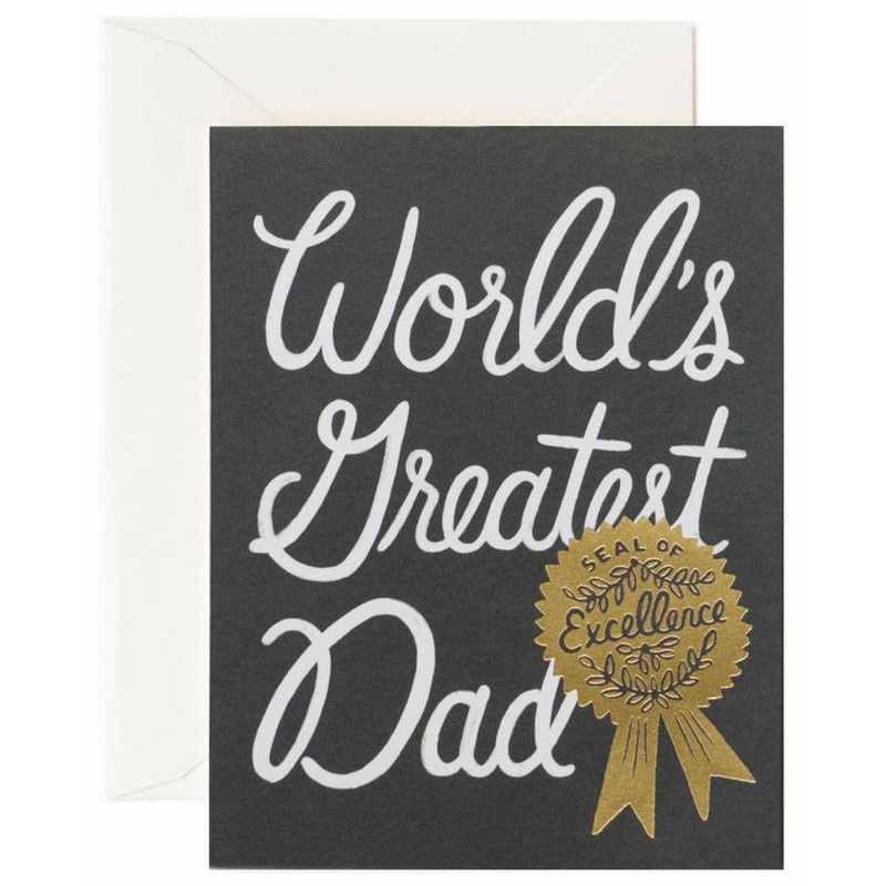 Rifle Paper Co World's Greatest Dad Card