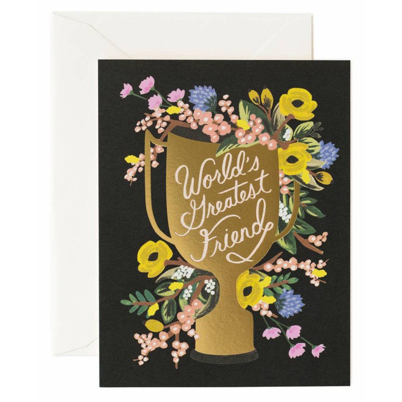 Rifle Paper Co World's Greatest Friend Card