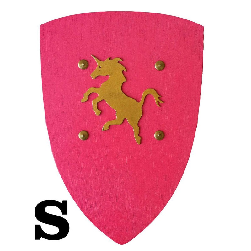 Shield Kamelot Small with Relief Motif Pink