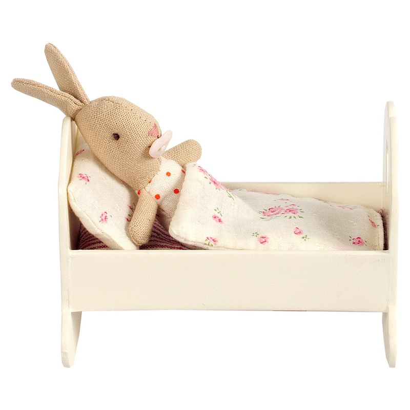 Maileg Baby White Cradle