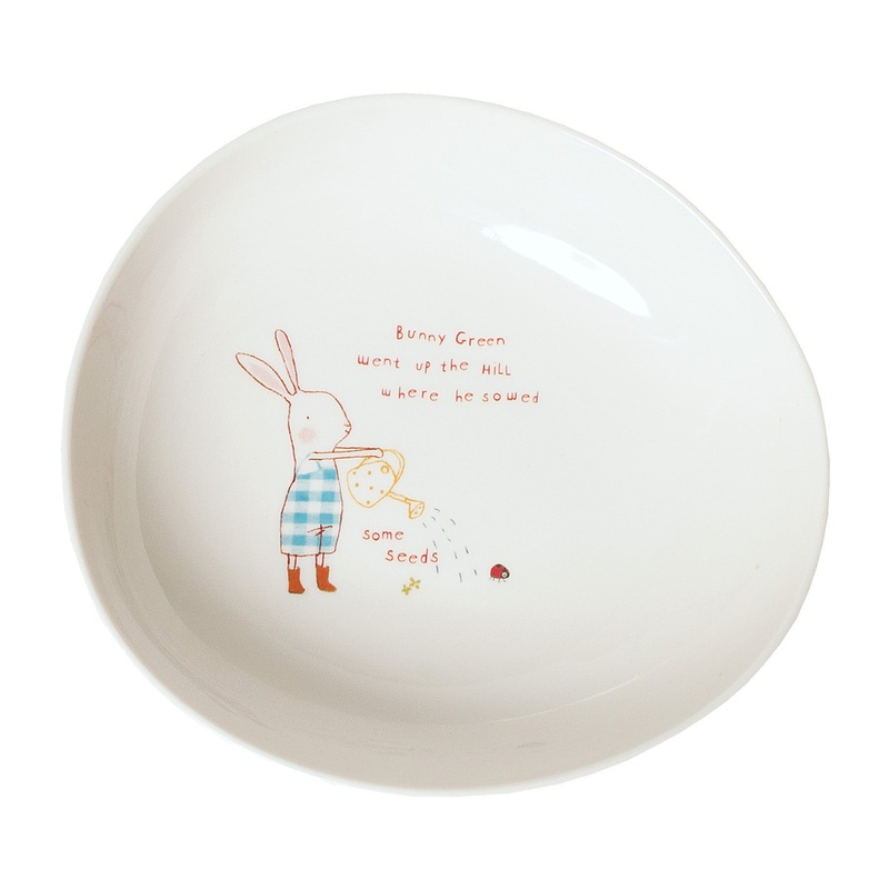 Maileg Bunny Green Melamine Bowl