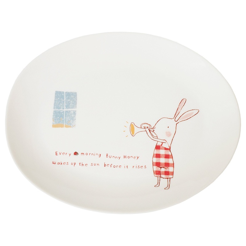 Maileg Bunny Honey Melamine Plate