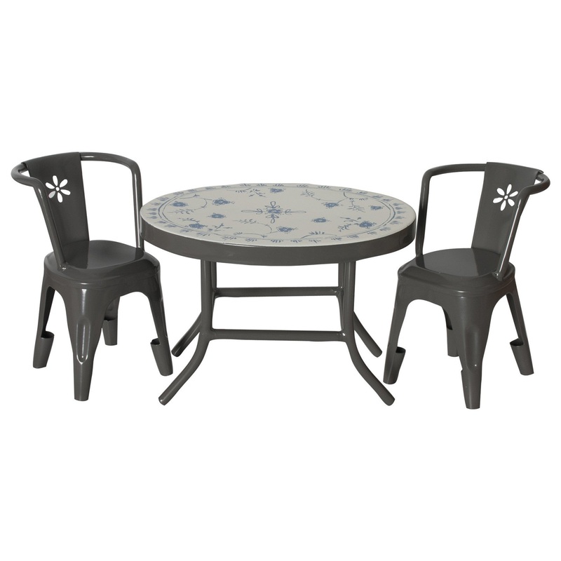 Maileg Cafe Table and Metal Chairs