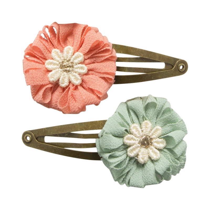 Maileg Mini Flower Rose-Green Hairclip
