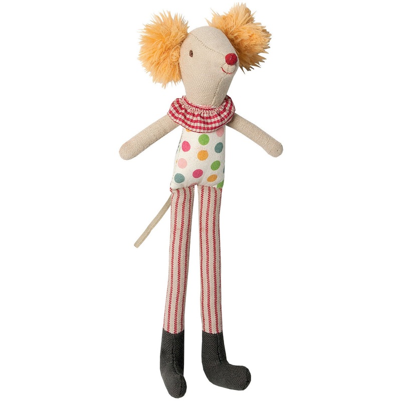 Maileg Stilt Clown Circus Mouse