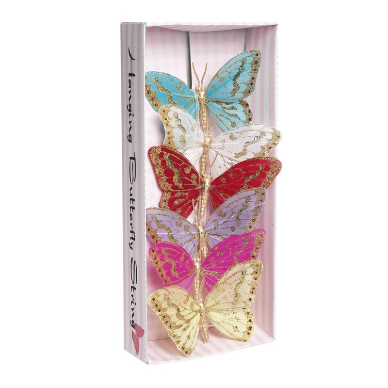 Rex Butterfly String Hanging Glitter