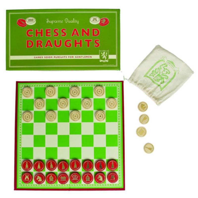 Rex Chess and Draughts Board Game