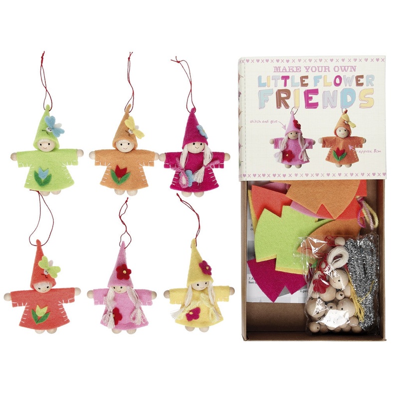 Rex Feltcraft 6 Flower Friends Craft Kit