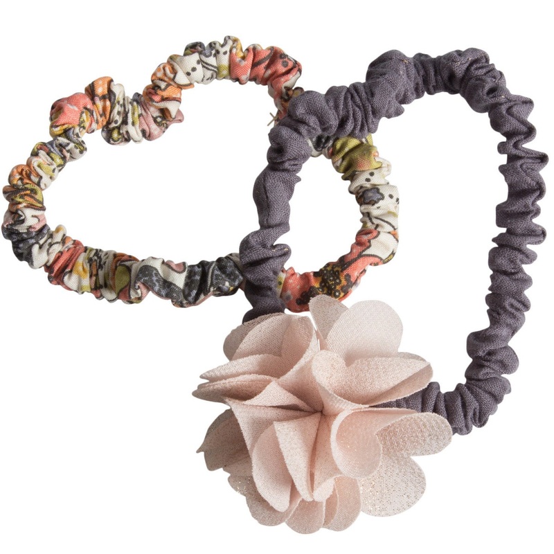 Maileg Fluffy Flower Powder Hair Elastics