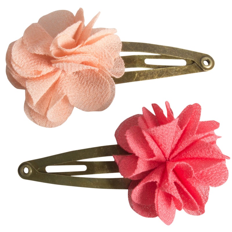 Maileg Fluffy Flower Rose Hairclips