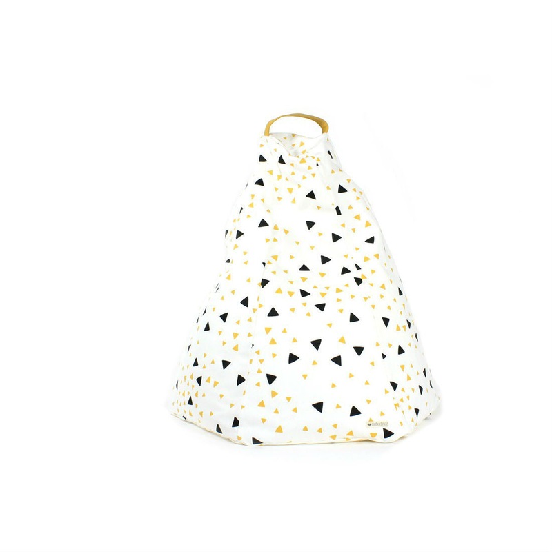 Nobodinoz Beanbag Marrakech Black Honey Sparks