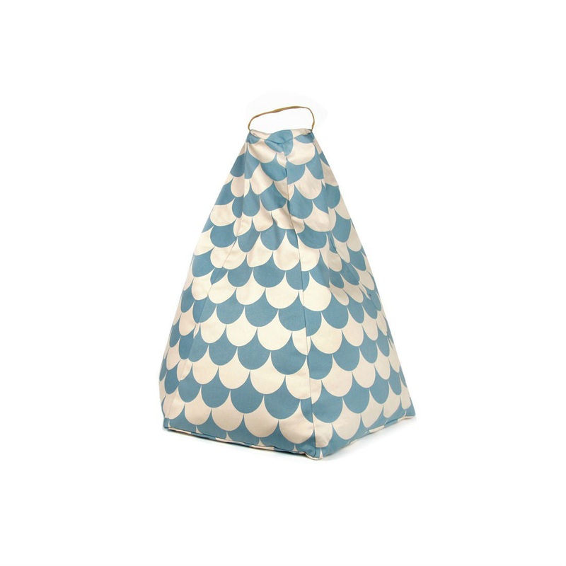 Nobodinoz Beanbag Marrakech Blue Scales