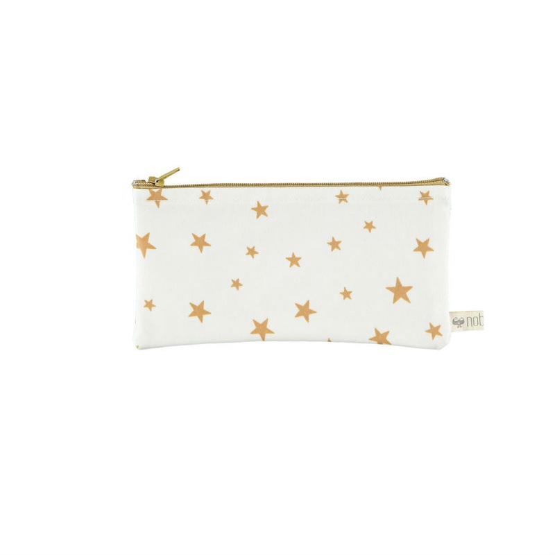 Nobodinoz Pencil Case Verona Mustard Stars