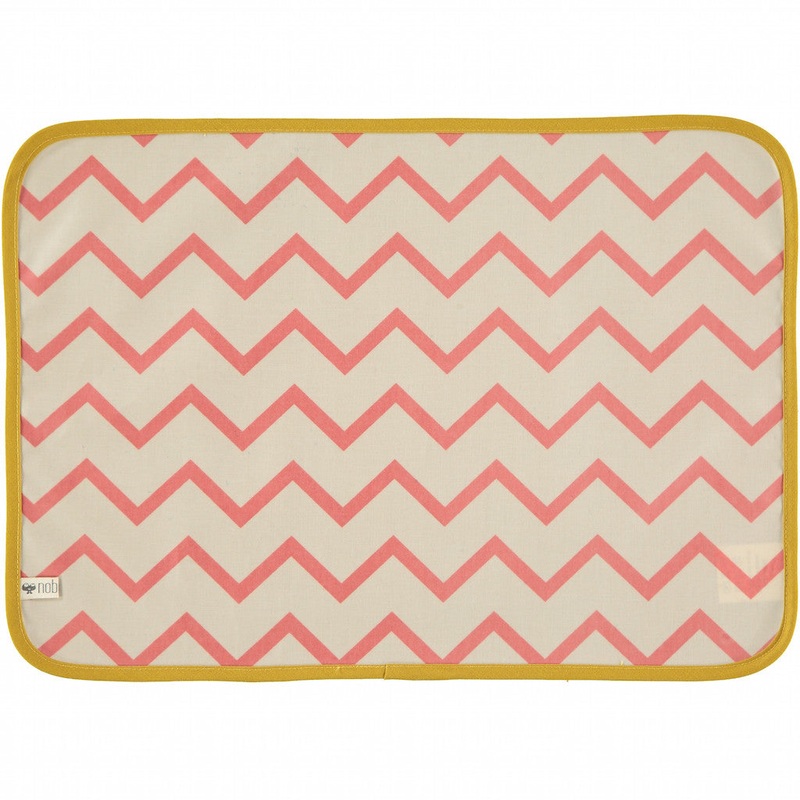 Nobodinoz Placemat Zigzag Pink