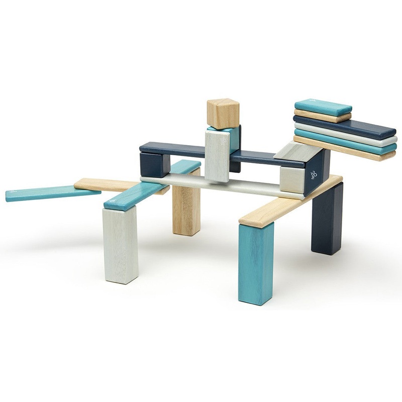 Tegu Blues Magnetic Wooden Block 24 Pieces