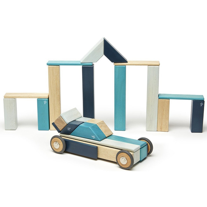 Tegu Blues Magnetic Wooden Block 42 Pieces