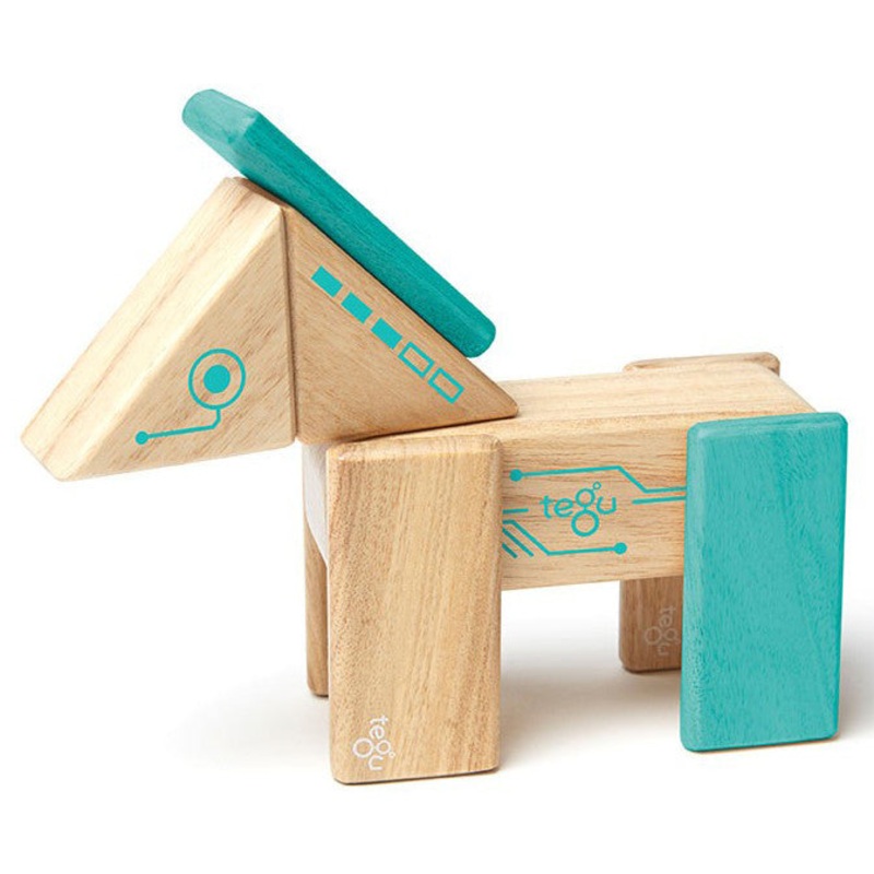 Tegu Future Robo Magnetic Wooden Block