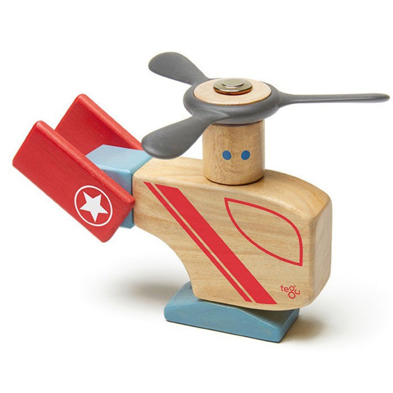 Tegu Stunt Team Looper Magnetic Wooden Block