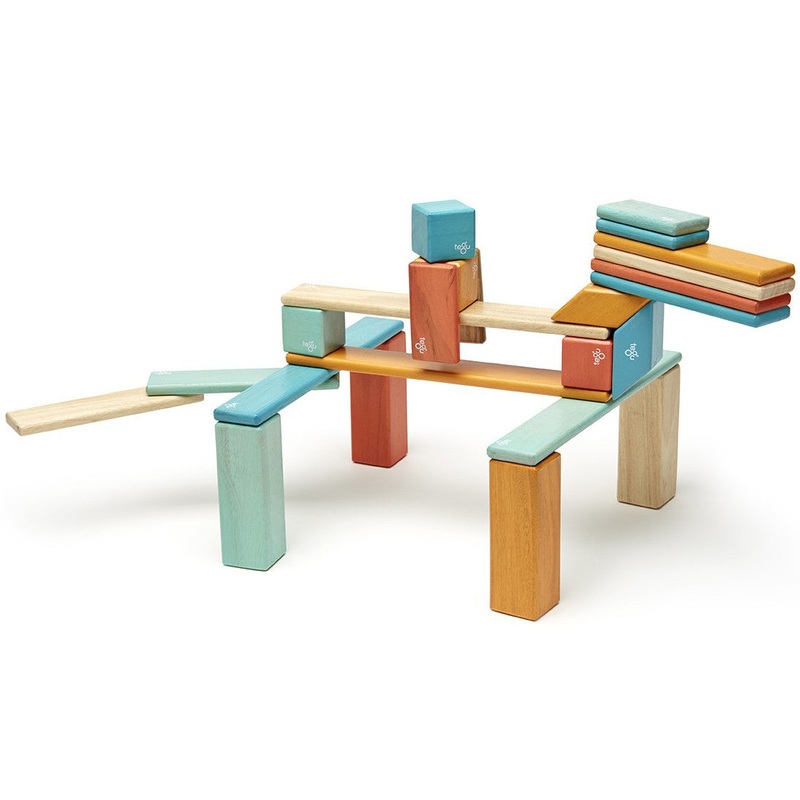 Tegu Sunset Magnetic Wooden Block 24 Pieces